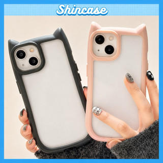 Ốp Lưng iPhone TPU Silicon Tai Mèo Chống Sốc, Trong Suốt, Bảo Vệ Camera - iP 7/8/X/XS/11/12/13/14/15/16/17/Plus/Pro/Max