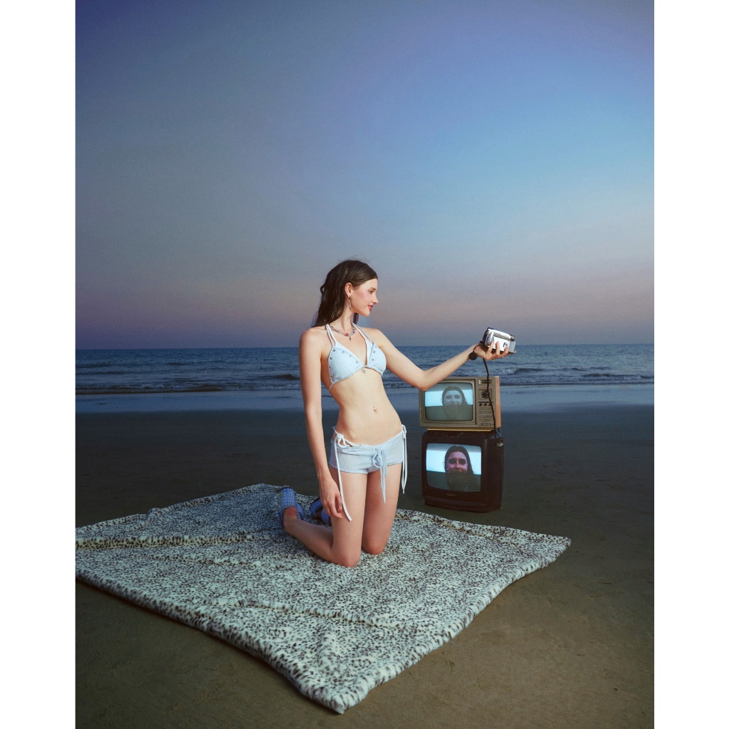 Yumi Bikini (set 3 món) - Remmus | Set bikini dệt kim đính charm BST Summer Slumber