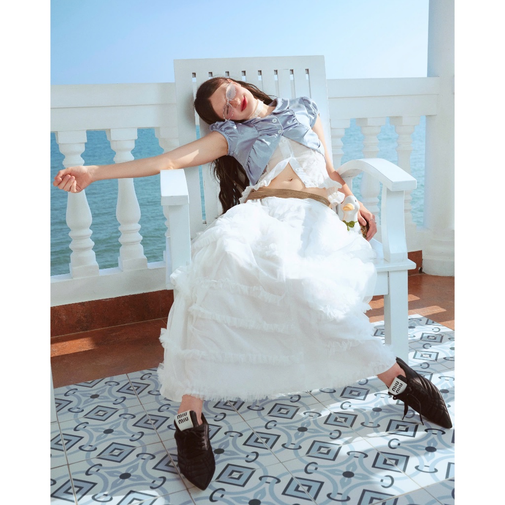 Rio Set | Lụa ánh nhung - Set 2 áo rời phối layer hack eo tay bồng- BST SUMMER SLUMBER
