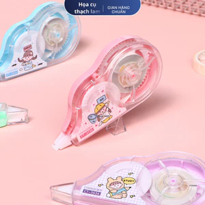 Băng Xóa Kéo PET Trong Suốt 12m Chenqi Mini Dễ Thương, Không Đứt Không Rối, Sửa Lỗi Sạch