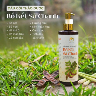 Combo gội xả Bồ kết sả chanh size 500ml/chai