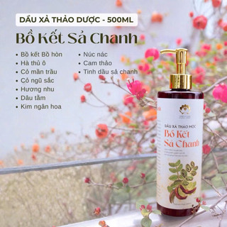 Combo gội xả Bồ kết sả chanh size 500ml/chai