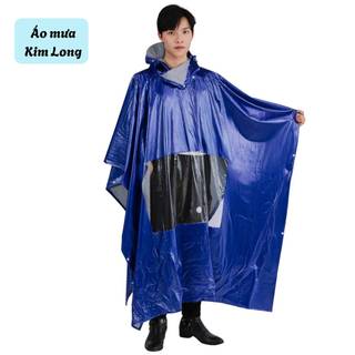 Áo mưa xe máy cao cấp 1 & 2 người - Cánh dơi hai da chống rách, PVC chống nước, trùm kín an toàn