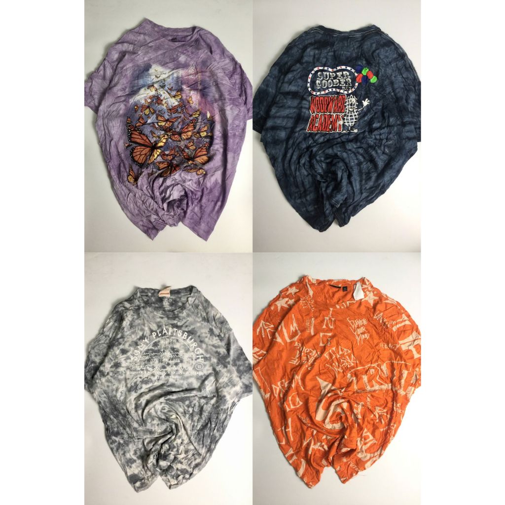 (2hand) Áo Thun Mỹ màu Bigsize Unisex Form Rộng size 2XL- 4XL