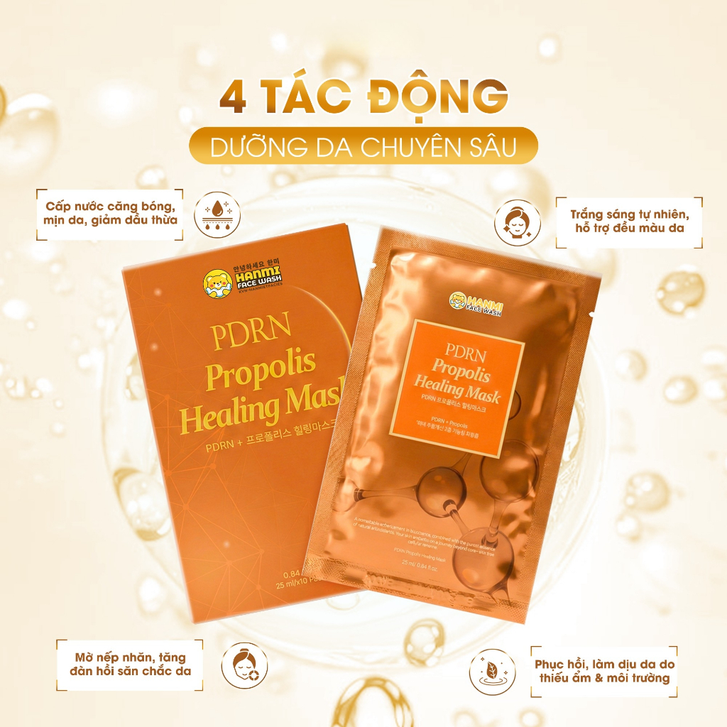Mặt nạ Hanmi dưỡng ẩm, dưỡng trắng da chính hãng Hàn Quốc, Măt nạ cấp ẩm và chống lão hoá da