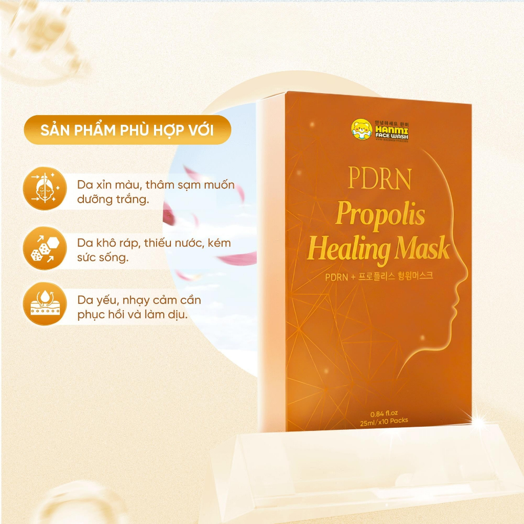 Mặt nạ Hanmi dưỡng ẩm, dưỡng trắng da chính hãng Hàn Quốc, Măt nạ cấp ẩm và chống lão hoá da