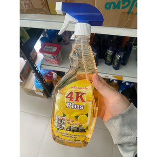 Bình xịt đa năng lau bếp/ lau kính hãng 4K plus