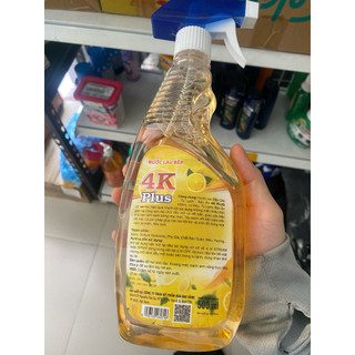 Bình xịt đa năng lau bếp/ lau kính hãng 4K plus