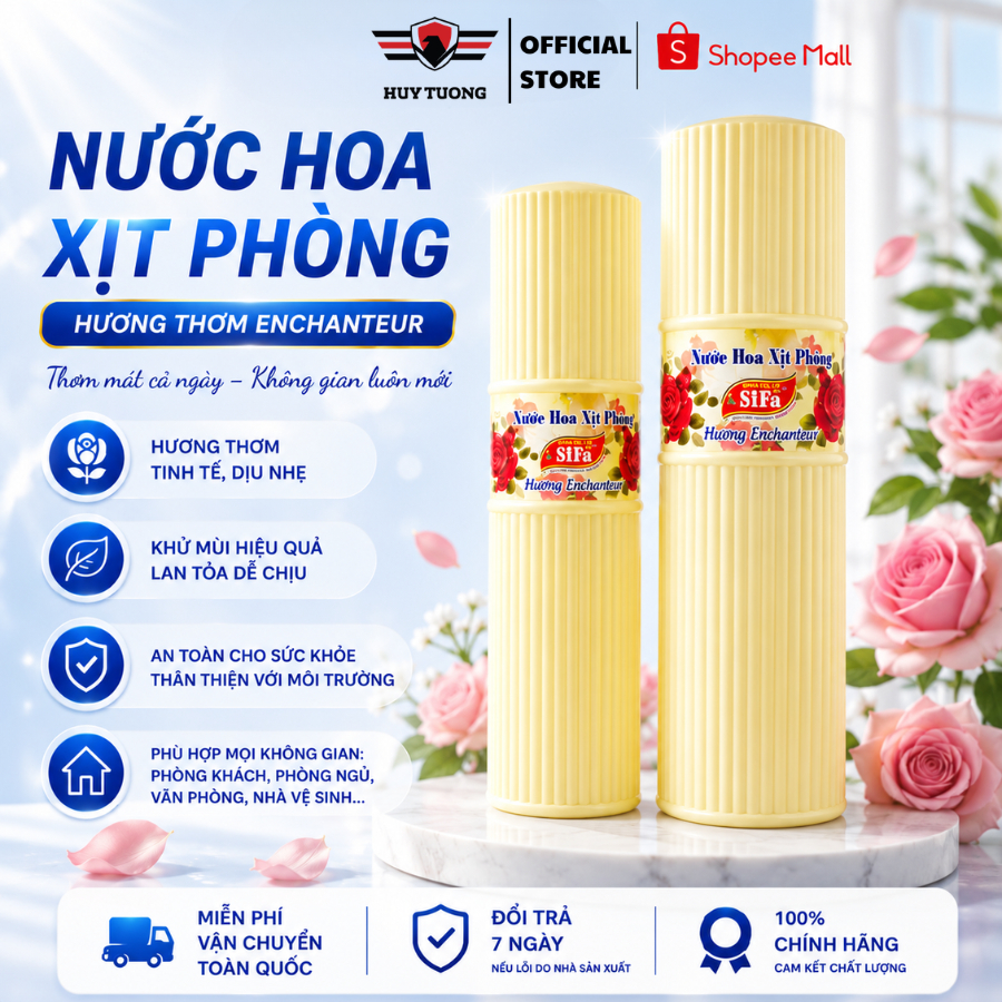 Combo 3 Chai Nước Hoa Xịt Phòng Huy Tưởng hương Cao Cấp Làm Thơm Khử Mùi Ẩm Mốc 420ml - 220ml | BigBuy360 - bigbuy360.vn