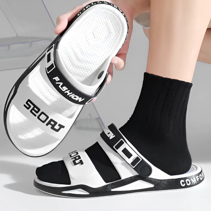 Mẫu Mới Dép Quai Ngang Có Quai Nam Nữ, Giày Dép Lê Sandal Quai Sau Dáng Thể Thao Dp11
