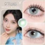 Magister kính áp tròng Queen seri cấp Cặp kính mềm Topaz DIA14MM Amber lens 6 tháng