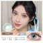 Magister kính áp tròng Queen seri cấp Cặp kính mềm Topaz DIA14MM Amber lens 6 tháng