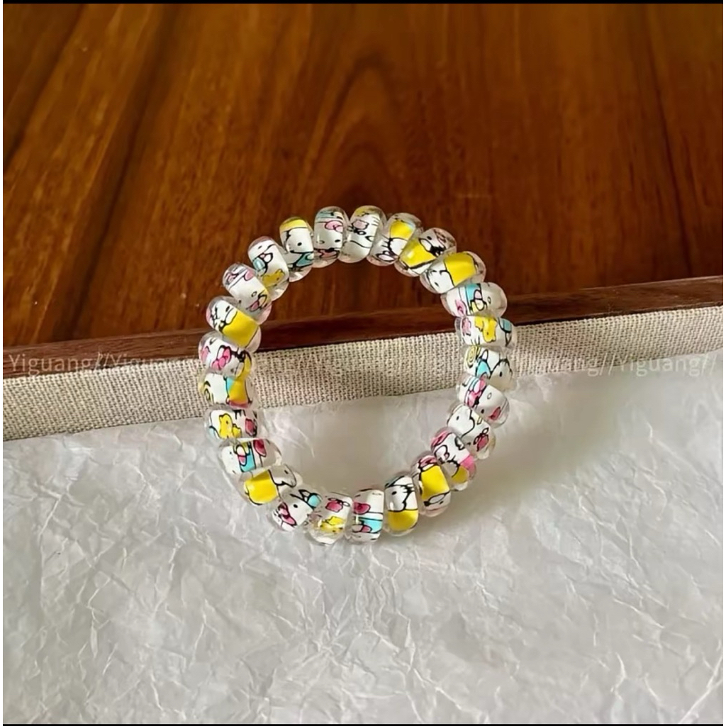 Dây cột/buộc tóc lò xo hình mèo Kitty/gấu dễ thương cho nữ - Phụ kiện tóc nữ (lưu ý ở phần mô tả)