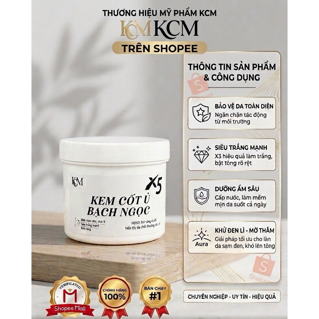 Kem Body Cốt Mix Bạch Ngọc Dưỡng Trắng Cao Cấp 500g