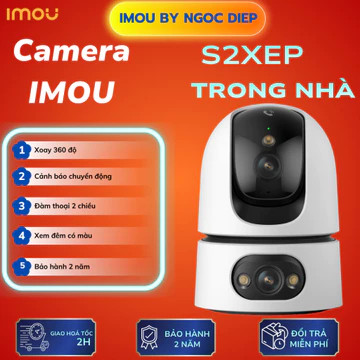 Camera IMOU Wifi Ranger Dual Pro IPC-S2XEP-10M0S - Camera Kép Quay Quét 360°, WiFi 6, AI Phát Hiện Người & Thú Cưng