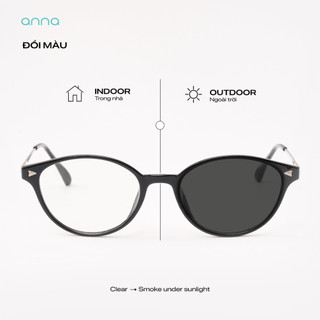 [BEST SELLER] Gọng kính thời trang nam nữ ANNA kim loại dáng oval mắt bé unisex cá tính OL 30319