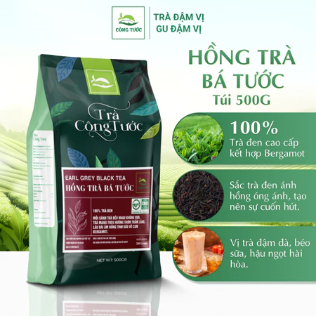 Hồng Trà Bá Tước Công Tước Hương Bergamot Mộc Mạc Dễ Chịu Đậm Vị Truyền Thống