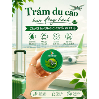 Trám Du Cao - Hoa Nén - giữ ấm, dùng khi muỗi đốt toàn cho mẹ và bé, tiện lợi bỏ túi - cao tràm 20gr