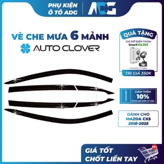 Vè che mưa Đen MAZDA CX5 2018-2025 Chính hãng AutoClover - Keo 3M, không tróc sơn | Phụ kiện ô tô ADG