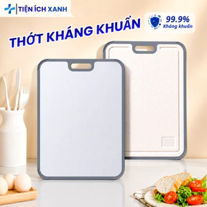 Thớt kháng khuẩn 2 mặt Inox 304 cao cấp, Thớt kháng khuần 99% an toàn cho sức khoẻ