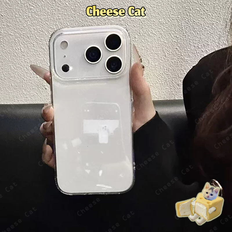 Ốp lưng iPhone trong suốt cho iPhone 17 Pro Max đơn giản và nhẹ dành cho iPhone 8 7 Plus Xs Max XR 11 12 13 14 Pro 15 16