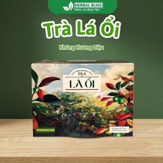 Trà Lá Ổi Túi Lọc AMMU Thảo Mộc Tự Nhiên Dễ Uống Dùng Hằng Ngày Hộp 20 Túi