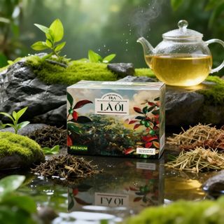 Trà Lá Ổi Túi Lọc AMMU Thảo Mộc Tự Nhiên Dễ Uống Dùng Hằng Ngày Hộp 20 Túi