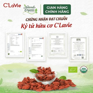 Táo đỏ, Kỷ tử và Hắc Kỷ tử Hữu Cơ C'lavie Loại 1 Phù hợp Pha Trà Dưỡng Sinh, Hầm Canh Gói 450g/170g/80g - Natural Market