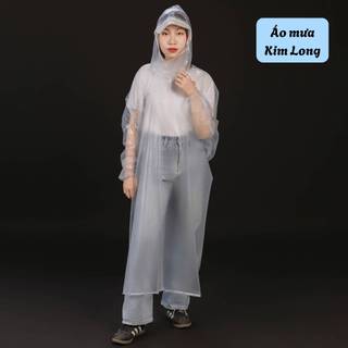 Áo Mưa Bít Trong Mờ Dành Cho Cả Nam Và Nữ Có Khẩu Trang