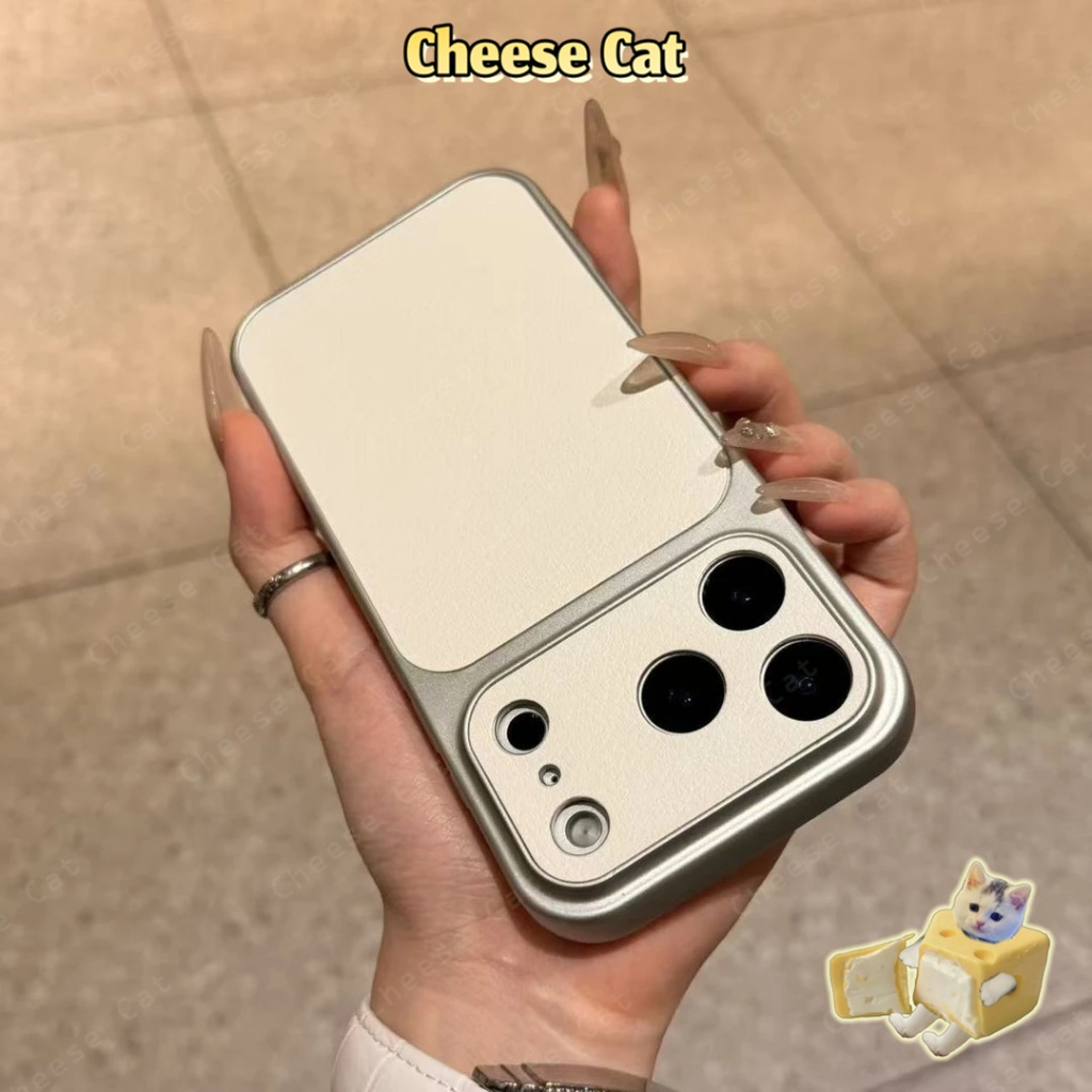 Thay đổi 17 Pro Max Ốp lưng iPhone bằng da bạc cao cấp dành cho iPhone Xs Max XR 11 12 13 14 Pro 15 Plus 16 17 Air