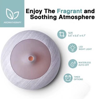 (Màu Mới) Máy xông tinh dầu, Phun sương Tạo ẩm, khuếch tán tinh dầu dung tích 550ml tự ngắt hết nước