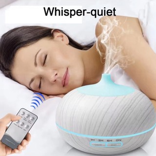 (Màu Mới) Máy xông tinh dầu, Phun sương Tạo ẩm, khuếch tán tinh dầu dung tích 550ml tự ngắt hết nước