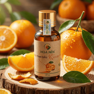 Tinh dầu Cam nguyên chất - Hoa Nén - Hương thơm ngọt, khử mùi, giảm ẩm mốc, đuổi muỗi - 10ml