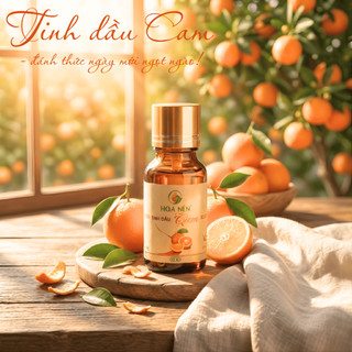 Tinh dầu Cam nguyên chất - Hoa Nén - Hương thơm ngọt, khử mùi, giảm ẩm mốc, đuổi muỗi - 10ml