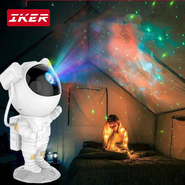 Máy chiếu không gian sao phi hành gia, Đổi màu RGB linh hoạt, Đèn trang trí phòng ngủ/khách, Quà lưu niệm phi hành gia