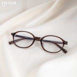 Kính Cận Dáng Oval Nam Nữ 28171 Eye Plus Gọng Kính Nhựa Nguyên Chất Chống Ánh Sáng Xanh Thời Trang