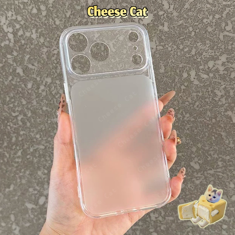 Thiết kế 17 Pro Max thấu kính Ốp lưng iPhone cho iPhone 11 12 13 14 15 16 17 Pro Max Màu cam rực rỡ Chống bám vân tay