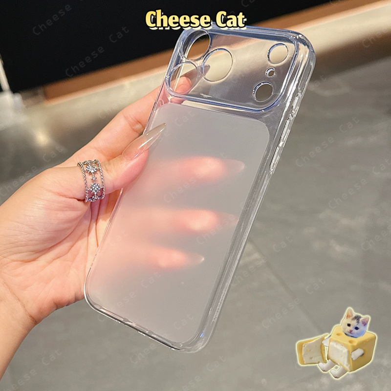 Thiết kế 17 Pro Max thấu kính Ốp lưng iPhone cho iPhone 11 12 13 14 15 16 17 Pro Max Màu cam rực rỡ Chống bám vân tay