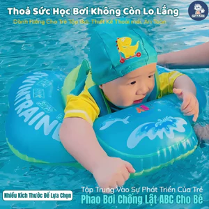Phao Bơi Chống Lật ABC GutyKids Cho Bé Áo Phao Bơi Chính Hãng Hỗ Trợ Trẻ Em Tập Bơi 0-6 Tuổi