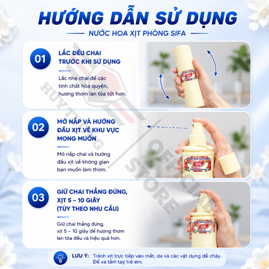 Combo 3 Chai Nước Hoa Xịt Phòng Huy Tưởng hương Cao Cấp Làm Thơm Khử Mùi Ẩm Mốc 420ml - 220ml | BigBuy360 - bigbuy360.vn