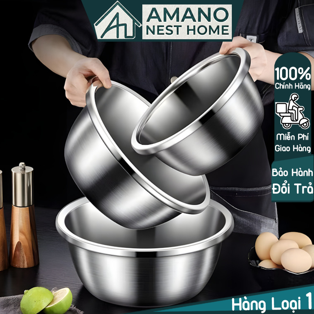 Thau inox - Giá Tốt, Miễn Phí Vận Chuyển, Đủ Loại | Shopee Việt Nam