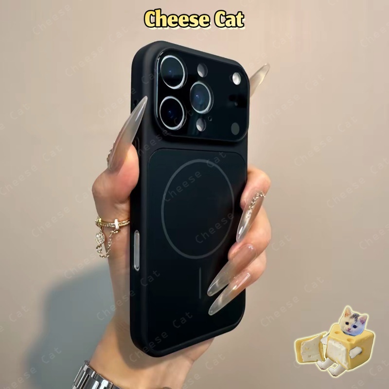 Biến đổi tức thì thành ốp lưng iPhone 17 Pro Max Ốp lưng từ tính bảo vệ mặt kính cho iPhone 11 12 13 14 15Plus 16 Pro