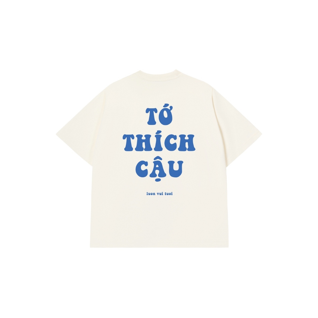 Áo Thun Vớ Vẩn Vui Tươi Áo Thun TỚ THÍCH CẬU - TỚ CẢM ƠN Áo Phông REDLABEL TS94