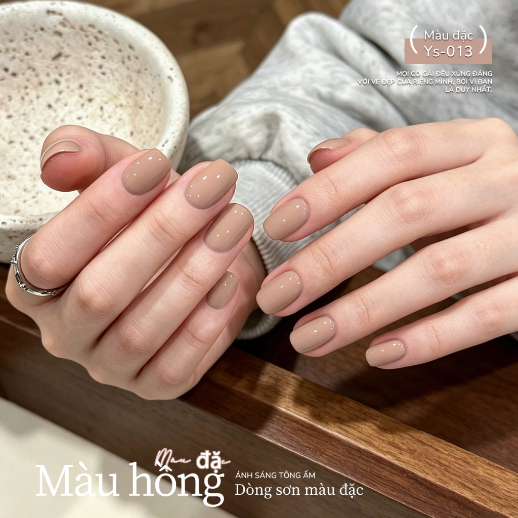 XEIJAYI 10ml-Sơn móng tay dạng gel màu trà sữa nhạt,bền màu và thời trang, phù hợp sử dụng hàng ngày