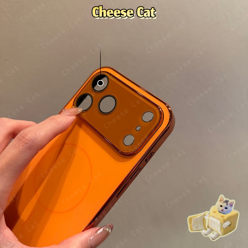 Biến đổi tức thì thành ốp lưng iPhone 17 Pro Max Ốp lưng từ tính bảo vệ mặt kính cho iPhone 11 12 13 14 15Plus 16 Pro