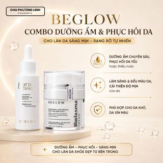 Combo Serum Trắng Da Beglow + Kem Đêm Beglow 50g CB0284 - Dưỡng Sáng, Mờ Thâm Sạm & Tái Tạo Da