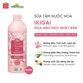 Sữa tắm nước hoa IKIGAI Tesori d’Oriente 500ml nhập khẩu chính hãng từ Ý kèm vòi