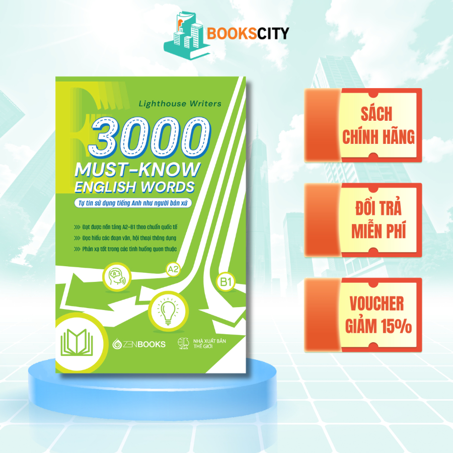 Sách - 3000 Từ Vựng Tiếng Anh Thông Dụng - Tự Tin Sử Dụng Tiếng Anh Như Người Bản Xứ- English Words