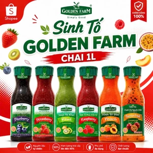 Sinh Tố Golden Farm Chai 1L Đậm Đà Hương Vị, Đa Dạng Vị Trái Cây Tươi Tự Nhiên