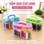 Bộ kim chỉ may vá 12 cuộn kèm phụ kiện tiện mang theo hằng ngày